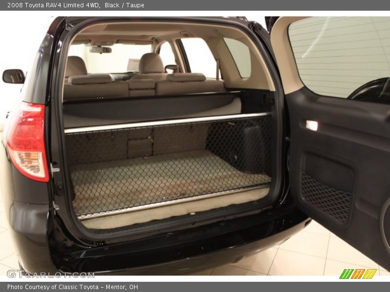 Black / Taupe 2008 Toyota RAV4 Limited 4WD