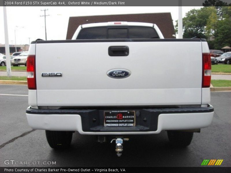 Oxford White / Medium/Dark Flint 2004 Ford F150 STX SuperCab 4x4