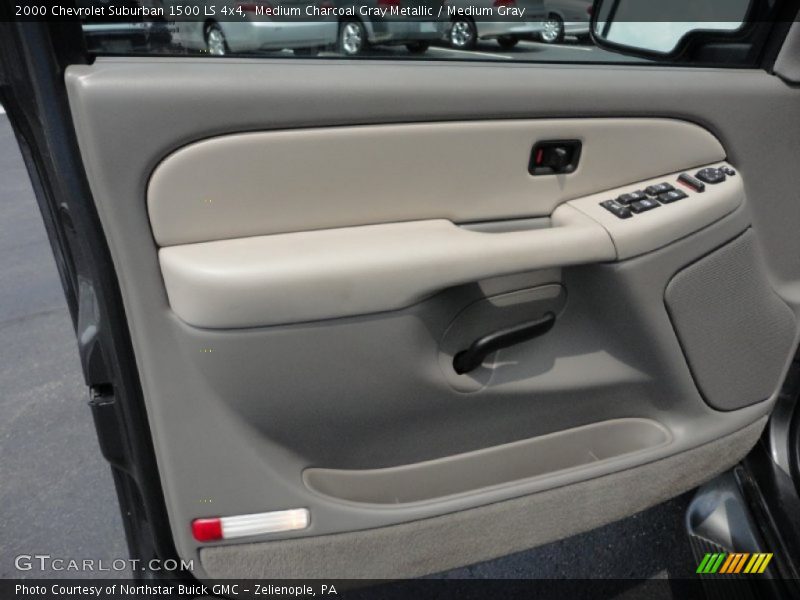 Medium Charcoal Gray Metallic / Medium Gray 2000 Chevrolet Suburban 1500 LS 4x4