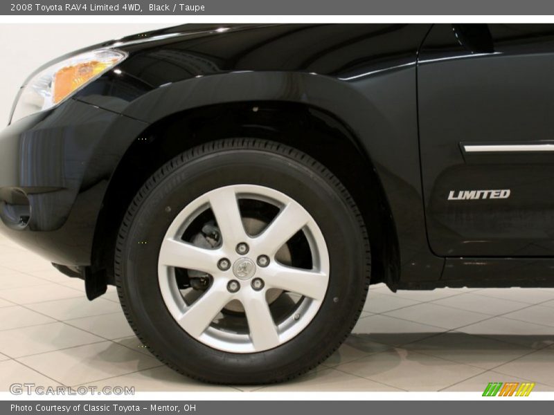 Black / Taupe 2008 Toyota RAV4 Limited 4WD