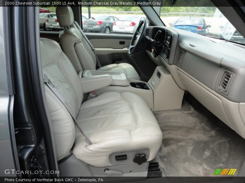 Medium Charcoal Gray Metallic / Medium Gray 2000 Chevrolet Suburban 1500 LS 4x4