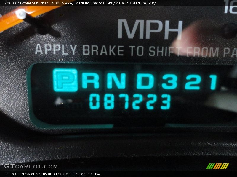 Medium Charcoal Gray Metallic / Medium Gray 2000 Chevrolet Suburban 1500 LS 4x4