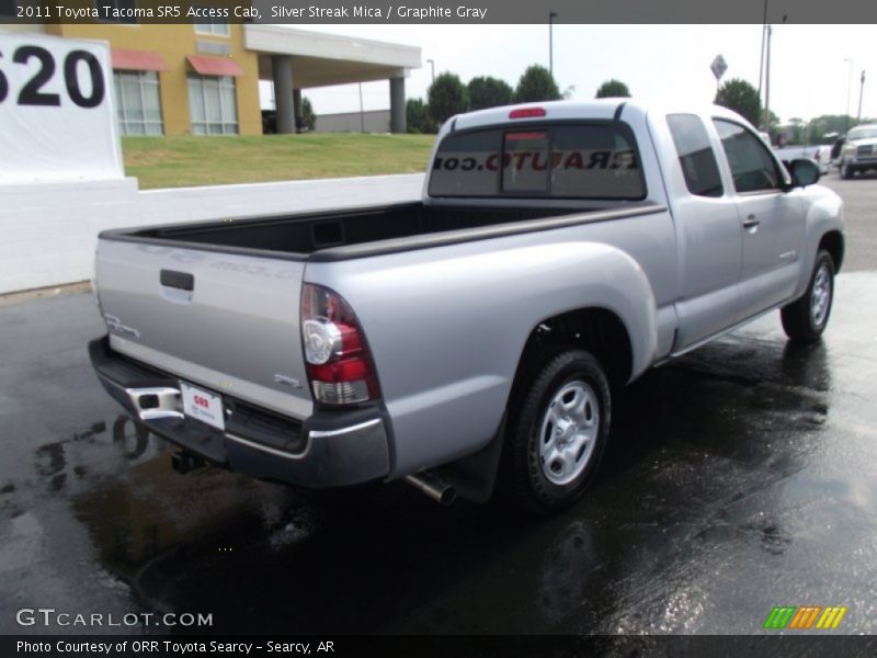 Silver Streak Mica / Graphite Gray 2011 Toyota Tacoma SR5 Access Cab