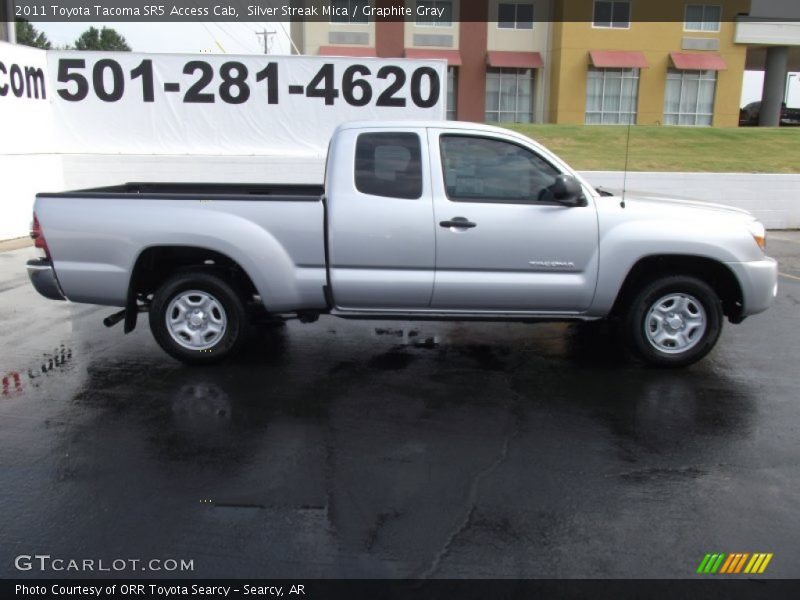 Silver Streak Mica / Graphite Gray 2011 Toyota Tacoma SR5 Access Cab