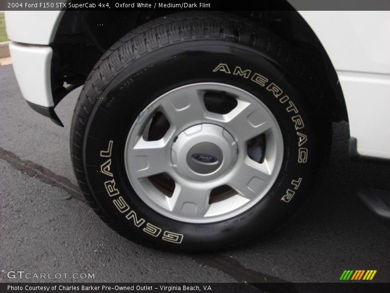 Oxford White / Medium/Dark Flint 2004 Ford F150 STX SuperCab 4x4