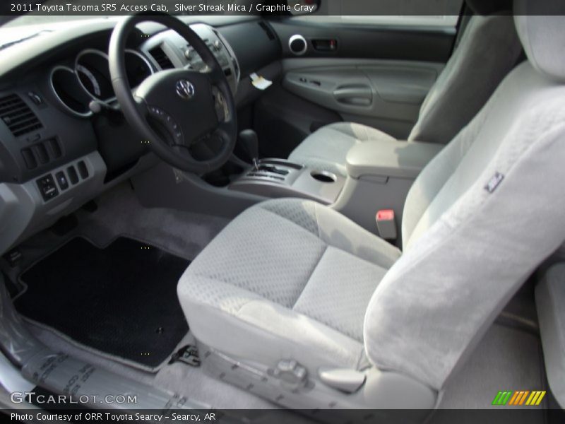 Silver Streak Mica / Graphite Gray 2011 Toyota Tacoma SR5 Access Cab