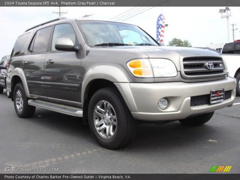 Phantom Gray Pearl / Charcoal 2004 Toyota Sequoia SR5 4x4