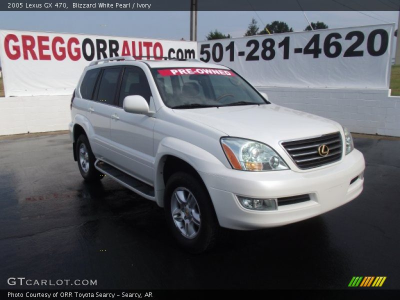 Blizzard White Pearl / Ivory 2005 Lexus GX 470