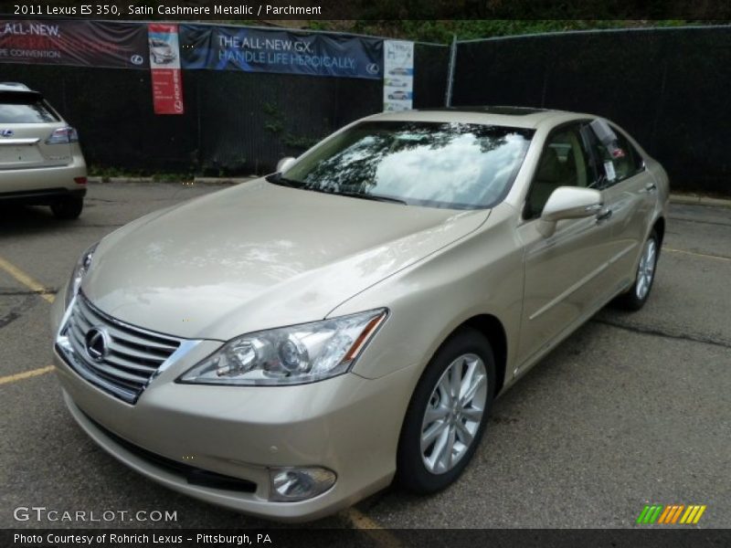 Satin Cashmere Metallic / Parchment 2011 Lexus ES 350