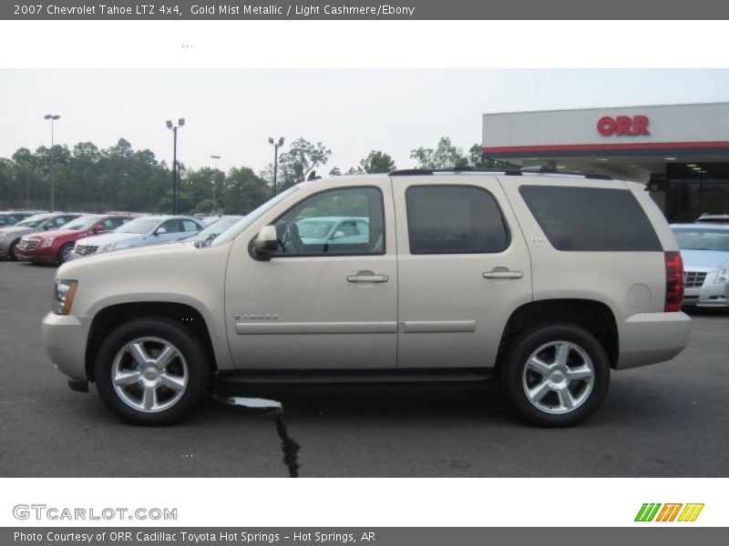 Gold Mist Metallic / Light Cashmere/Ebony 2007 Chevrolet Tahoe LTZ 4x4