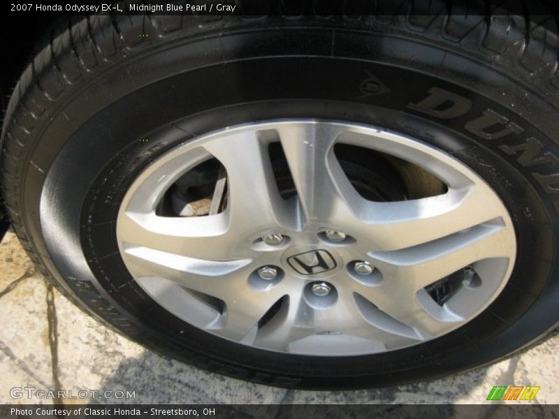 Midnight Blue Pearl / Gray 2007 Honda Odyssey EX-L