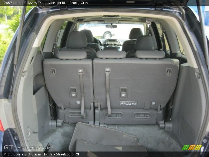 Midnight Blue Pearl / Gray 2007 Honda Odyssey EX-L
