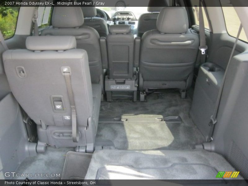 Midnight Blue Pearl / Gray 2007 Honda Odyssey EX-L