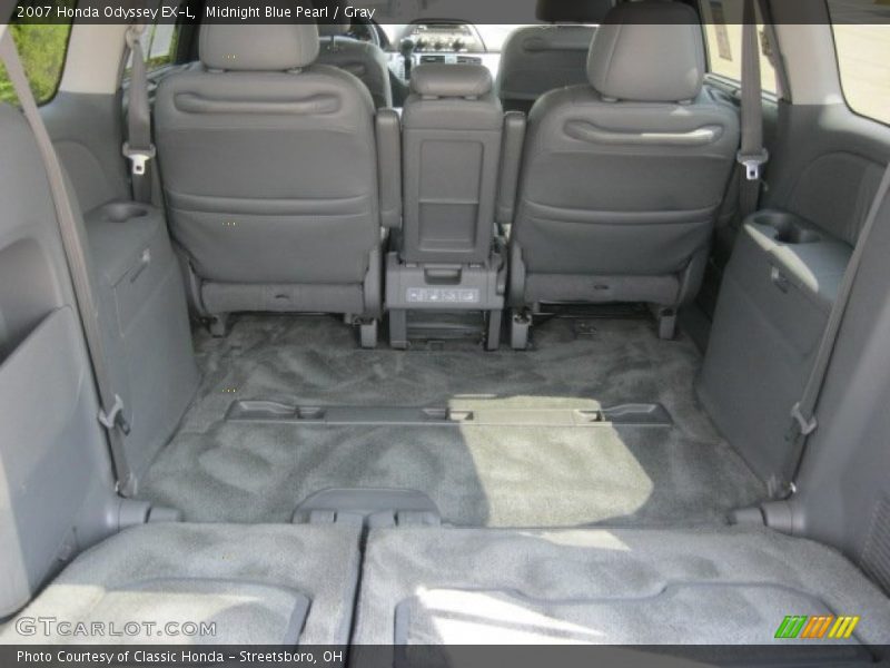 Midnight Blue Pearl / Gray 2007 Honda Odyssey EX-L