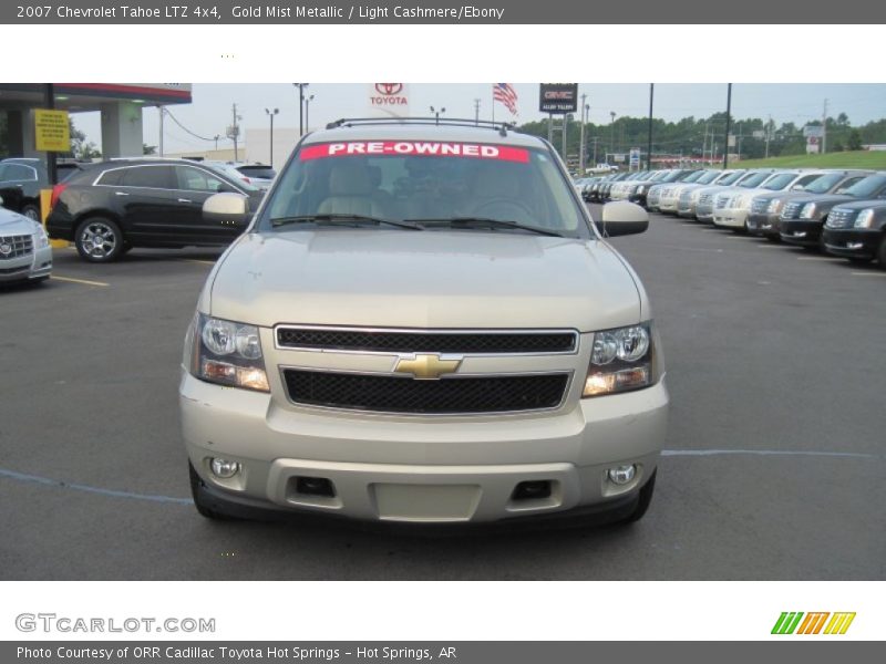 Gold Mist Metallic / Light Cashmere/Ebony 2007 Chevrolet Tahoe LTZ 4x4