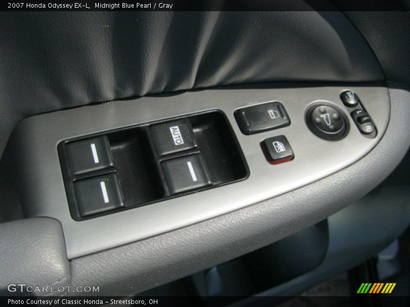Midnight Blue Pearl / Gray 2007 Honda Odyssey EX-L