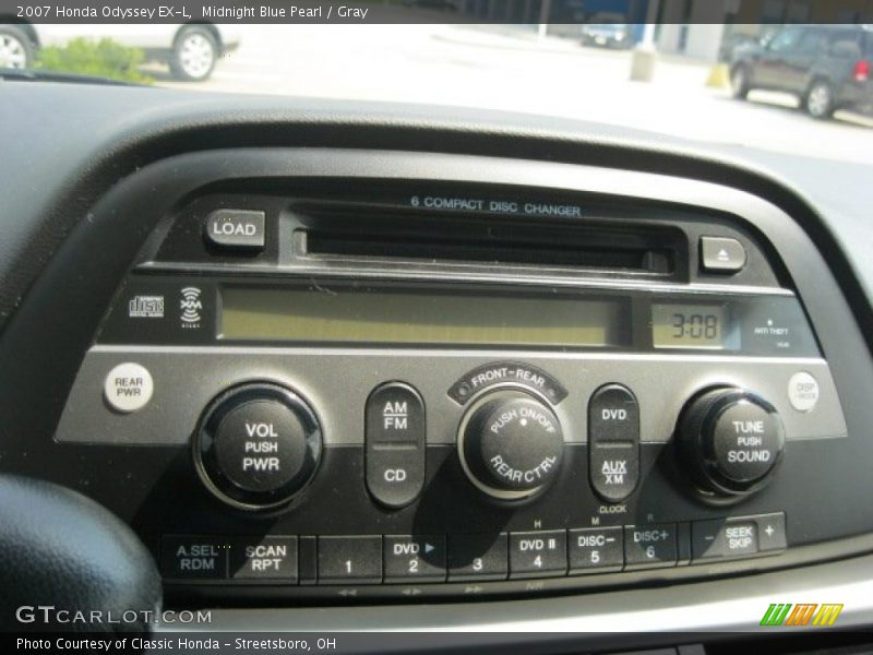 Midnight Blue Pearl / Gray 2007 Honda Odyssey EX-L