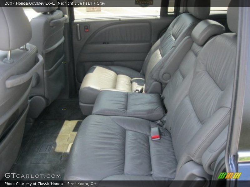 Midnight Blue Pearl / Gray 2007 Honda Odyssey EX-L