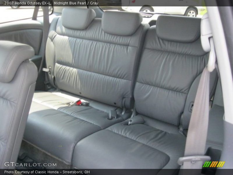 Midnight Blue Pearl / Gray 2007 Honda Odyssey EX-L