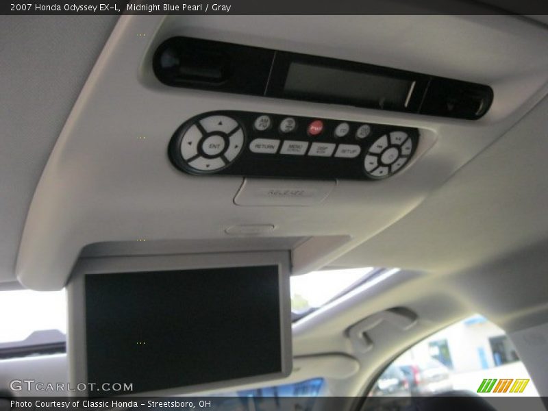 Midnight Blue Pearl / Gray 2007 Honda Odyssey EX-L