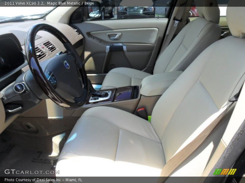 Magic Blue Metallic / Beige 2011 Volvo XC90 3.2