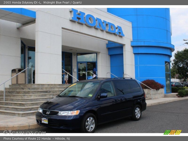 Midnight Blue Pearl / Quartz 2003 Honda Odyssey EX-L