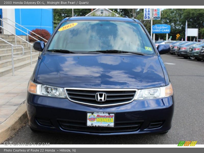 Midnight Blue Pearl / Quartz 2003 Honda Odyssey EX-L