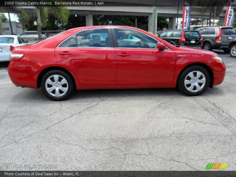 Barcelona Red Metallic / Ash 2009 Toyota Camry Hybrid