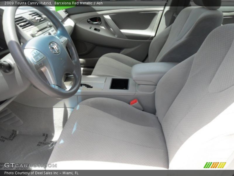 Barcelona Red Metallic / Ash 2009 Toyota Camry Hybrid