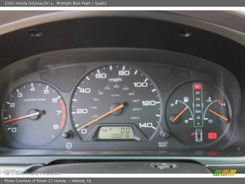 Midnight Blue Pearl / Quartz 2003 Honda Odyssey EX-L