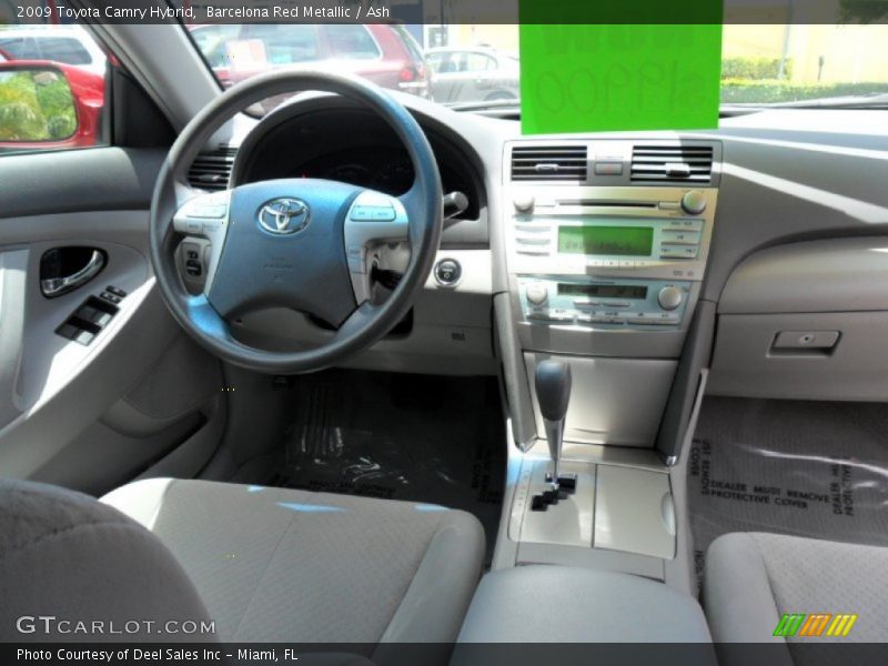 Barcelona Red Metallic / Ash 2009 Toyota Camry Hybrid