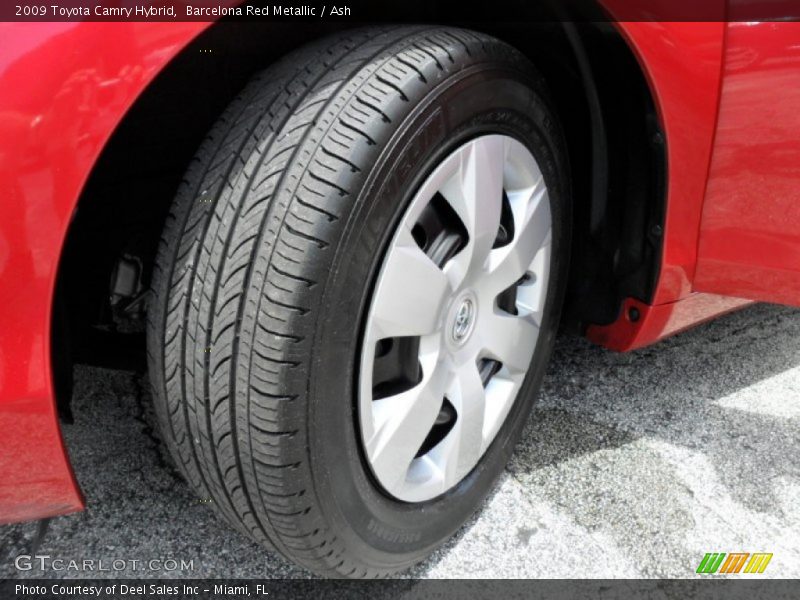 Barcelona Red Metallic / Ash 2009 Toyota Camry Hybrid