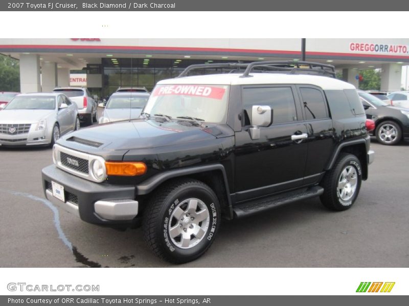 Black Diamond / Dark Charcoal 2007 Toyota FJ Cruiser