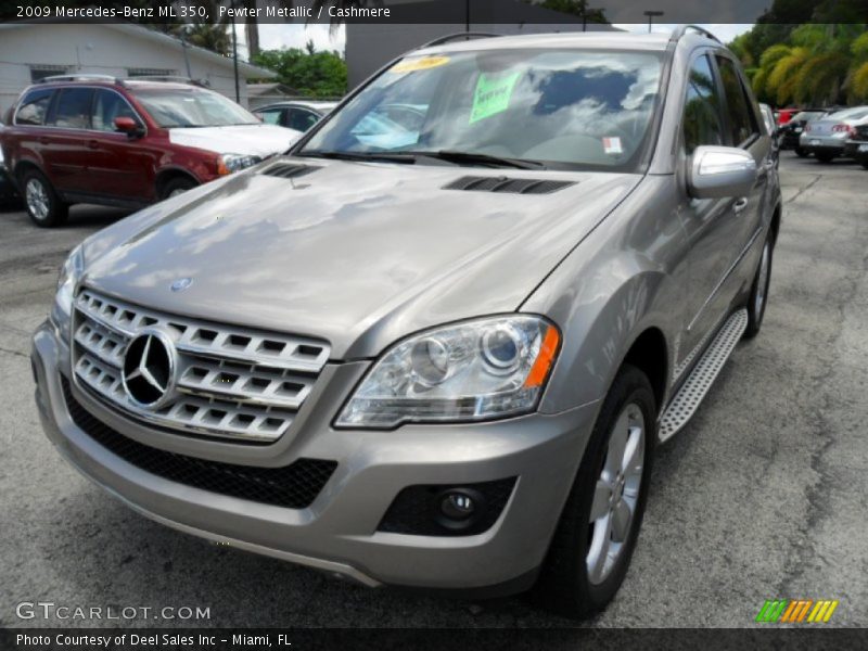 Pewter Metallic / Cashmere 2009 Mercedes-Benz ML 350