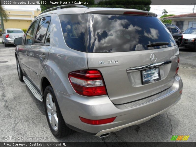 Pewter Metallic / Cashmere 2009 Mercedes-Benz ML 350