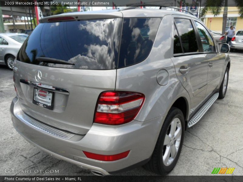 Pewter Metallic / Cashmere 2009 Mercedes-Benz ML 350