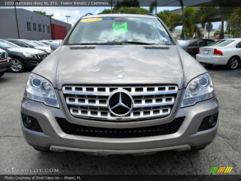 Pewter Metallic / Cashmere 2009 Mercedes-Benz ML 350