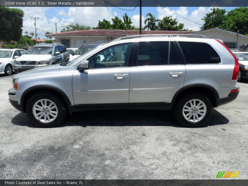 Silver Metallic / Sandstone 2008 Volvo XC90 3.2