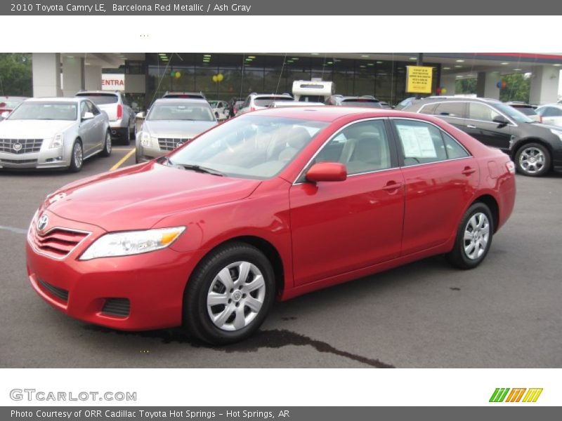 Barcelona Red Metallic / Ash Gray 2010 Toyota Camry LE