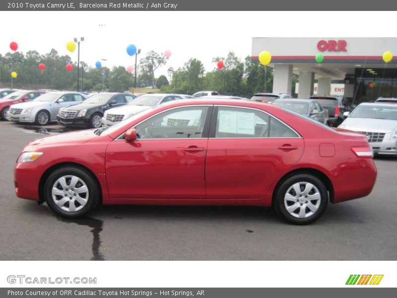 Barcelona Red Metallic / Ash Gray 2010 Toyota Camry LE
