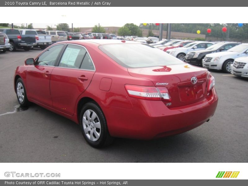 Barcelona Red Metallic / Ash Gray 2010 Toyota Camry LE