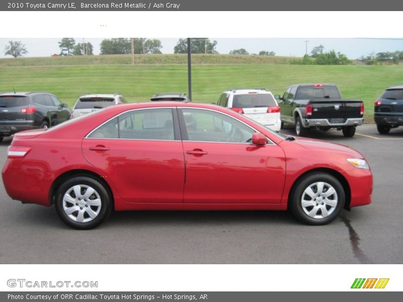 Barcelona Red Metallic / Ash Gray 2010 Toyota Camry LE