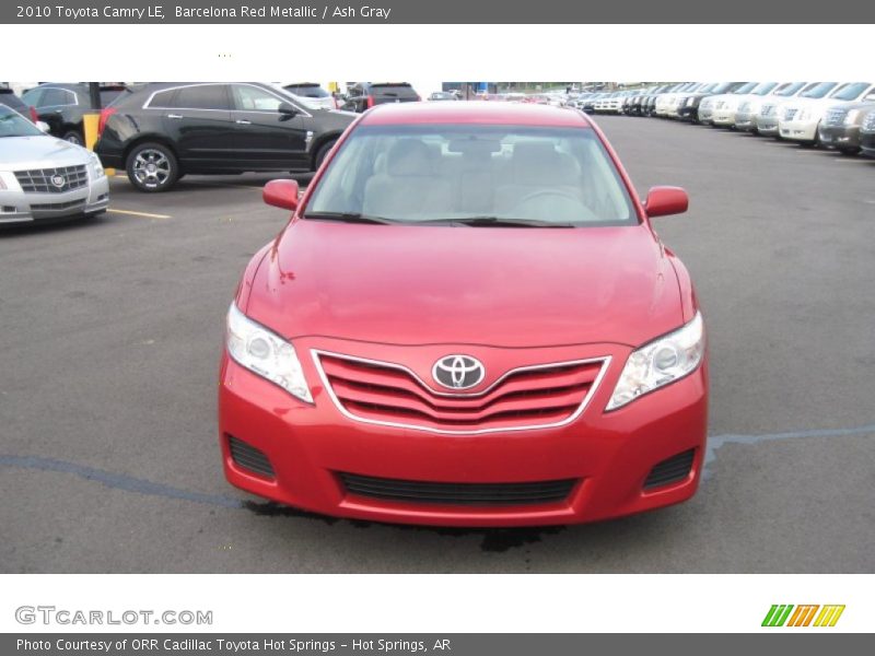 Barcelona Red Metallic / Ash Gray 2010 Toyota Camry LE