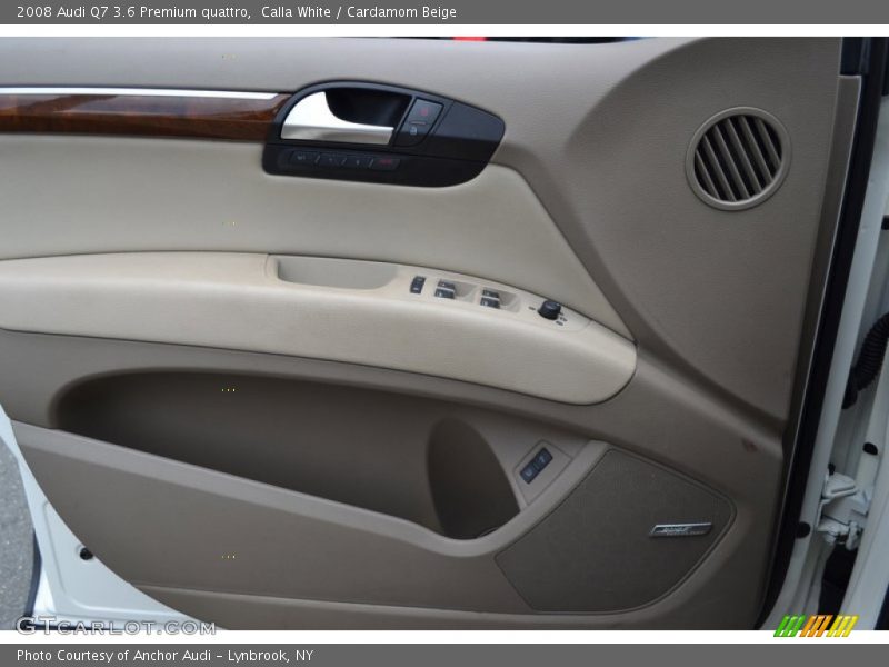 Calla White / Cardamom Beige 2008 Audi Q7 3.6 Premium quattro