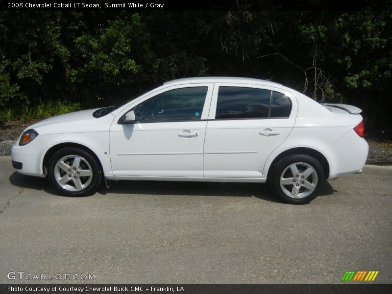 Summit White / Gray 2008 Chevrolet Cobalt LT Sedan