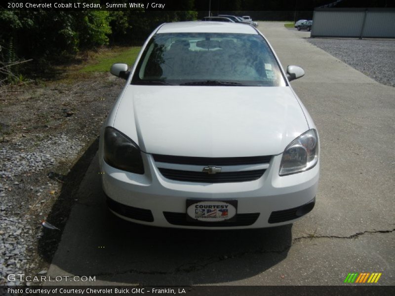 Summit White / Gray 2008 Chevrolet Cobalt LT Sedan