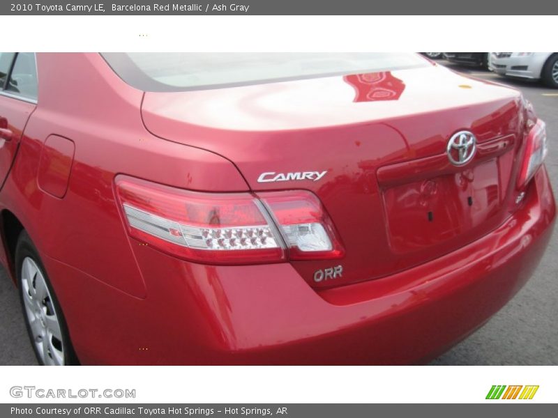 Barcelona Red Metallic / Ash Gray 2010 Toyota Camry LE
