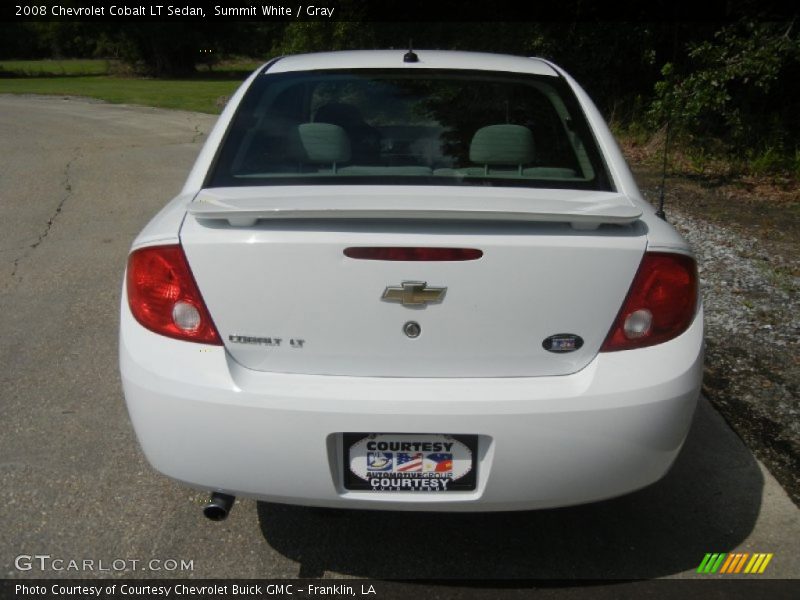 Summit White / Gray 2008 Chevrolet Cobalt LT Sedan