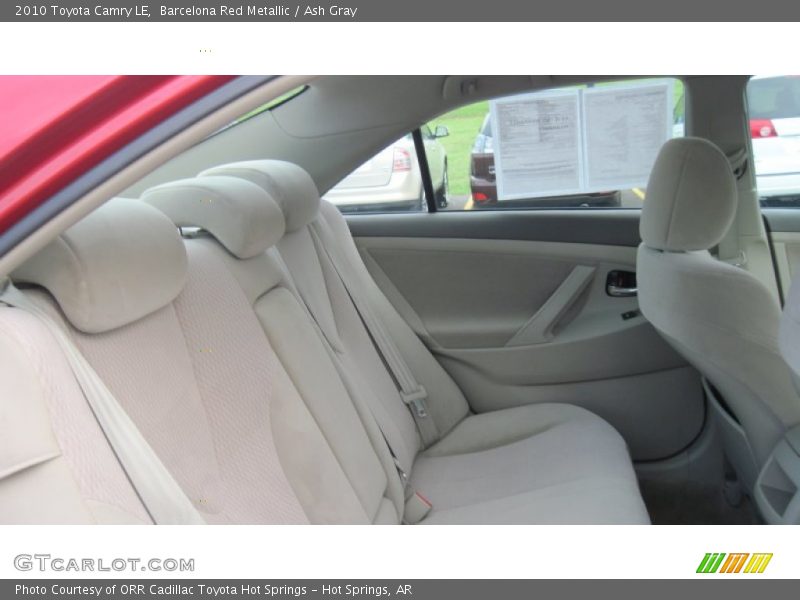 Barcelona Red Metallic / Ash Gray 2010 Toyota Camry LE