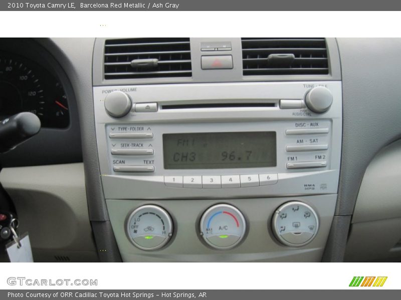 Barcelona Red Metallic / Ash Gray 2010 Toyota Camry LE